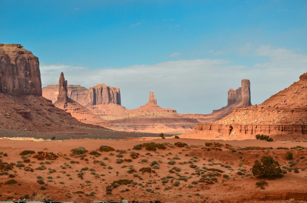 Droughts and Their Impact, Picture of a desert valley